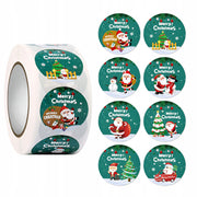 Naklejki Świąteczne 500szt