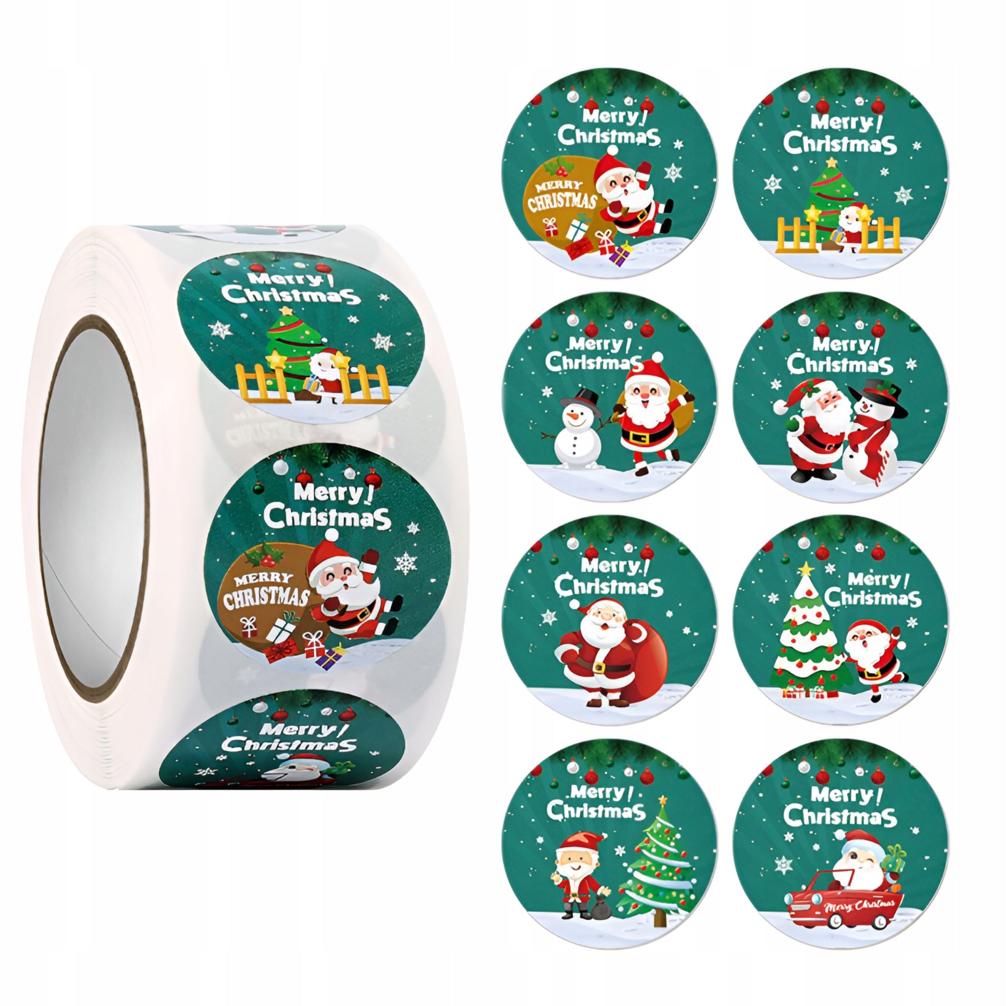 Naklejki Świąteczne 500szt