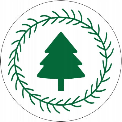 Naklejki Świąteczne Choinka 10szt.