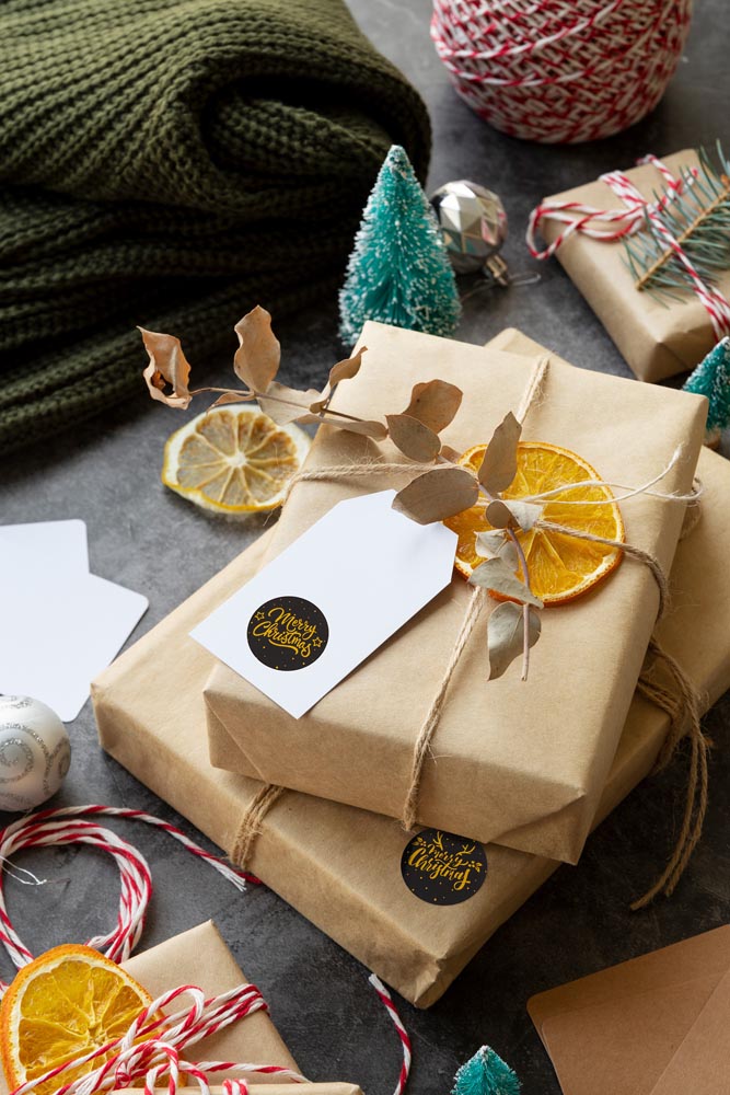 Naklejki Merry Christmas Czarne