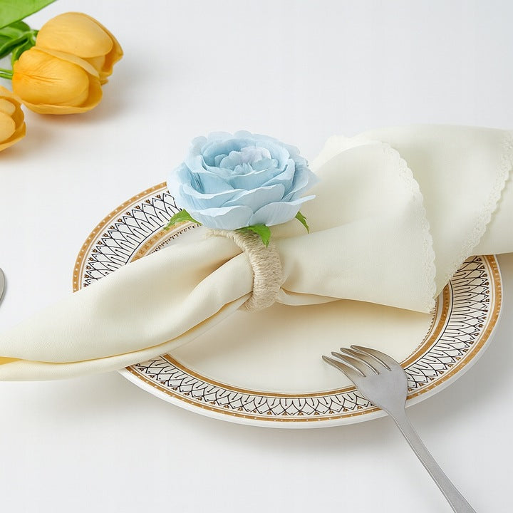 Obrączki na Serwetki Kwiat