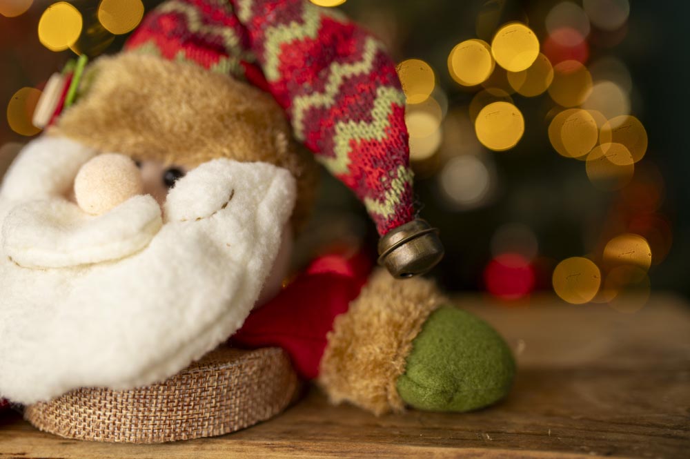 Opakowanie Świąteczne Maskotka Mikołaj