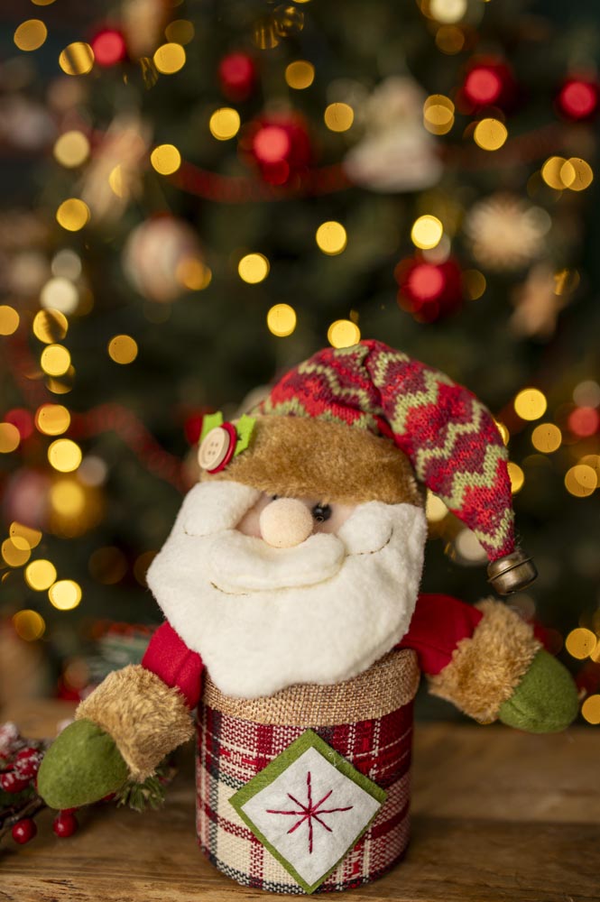 Opakowanie Świąteczne Maskotka Mikołaj