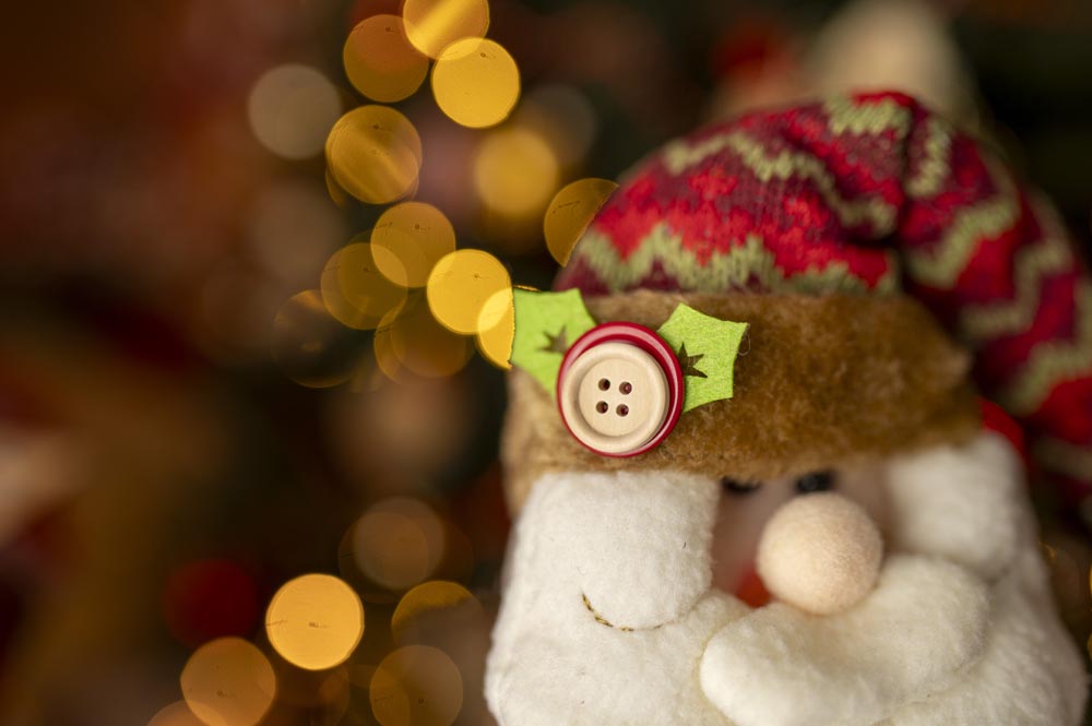 Opakowanie Świąteczne Maskotka Mikołaj