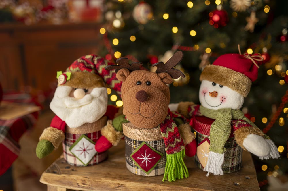 Opakowanie Świąteczne Maskotka Mikołaj