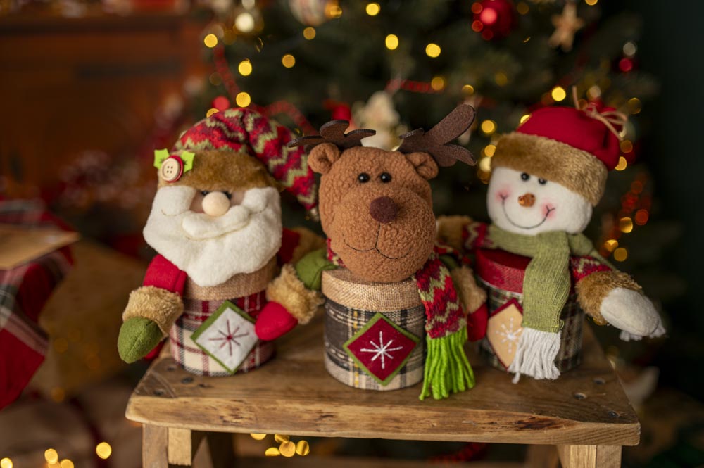 Opakowanie Świąteczne Maskotka Mikołaj