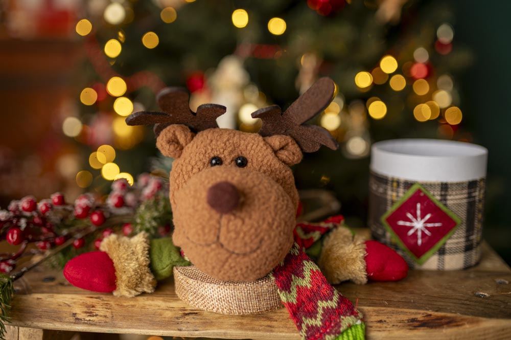 Opakowanie Świąteczne Maskotka Renifer