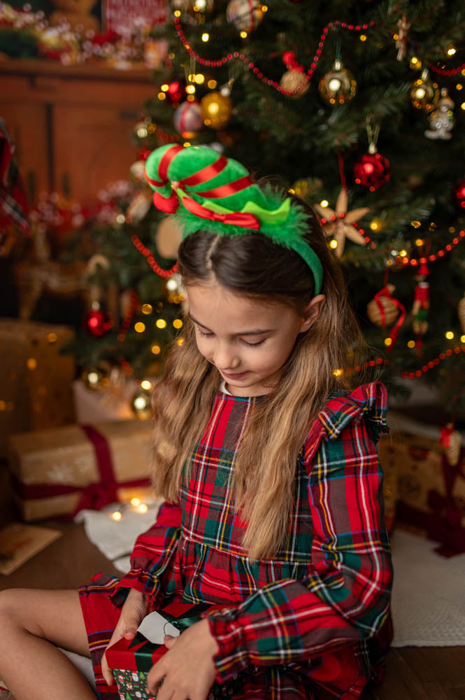 Świąteczna Opaska Elfa