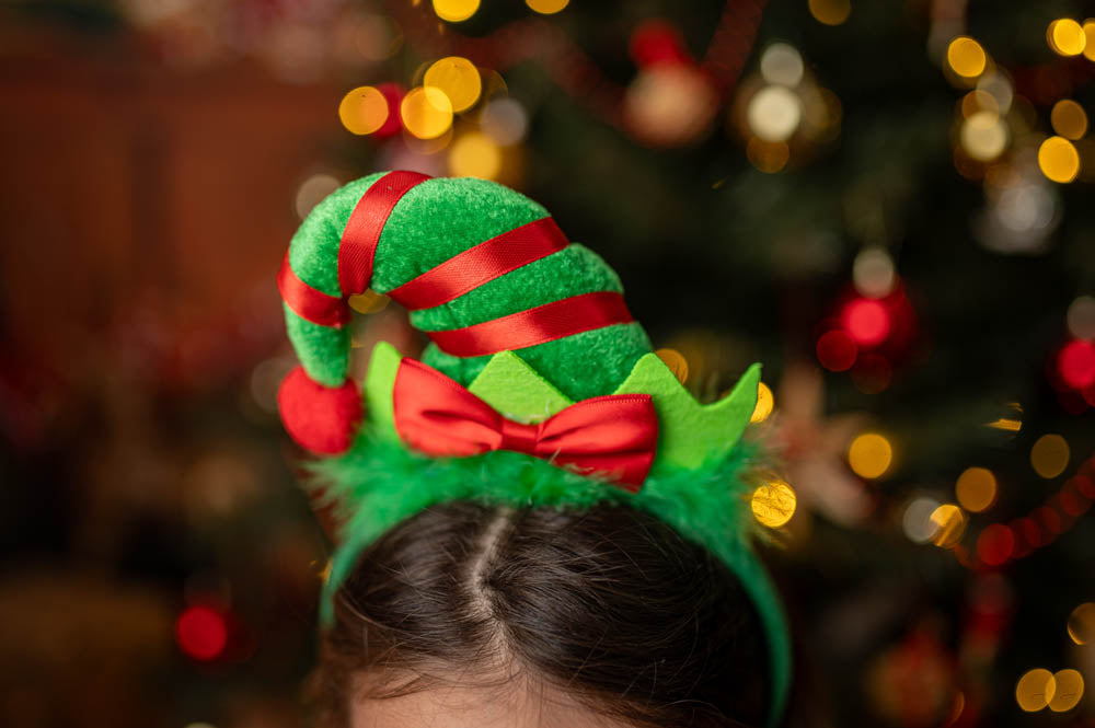 Świąteczna Opaska Elfa