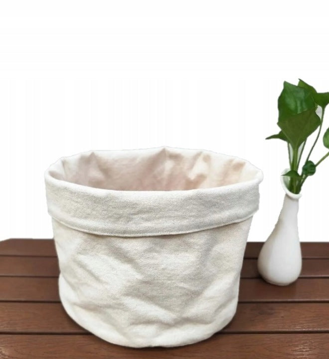 Osłona Na Doniczke z Bawełny 160x110mm Ecru