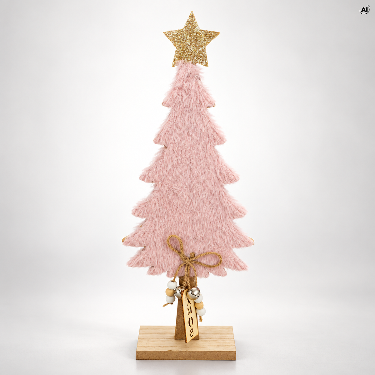 Drewniana figurka mikołaja, świąteczna dekoracja 36 cm