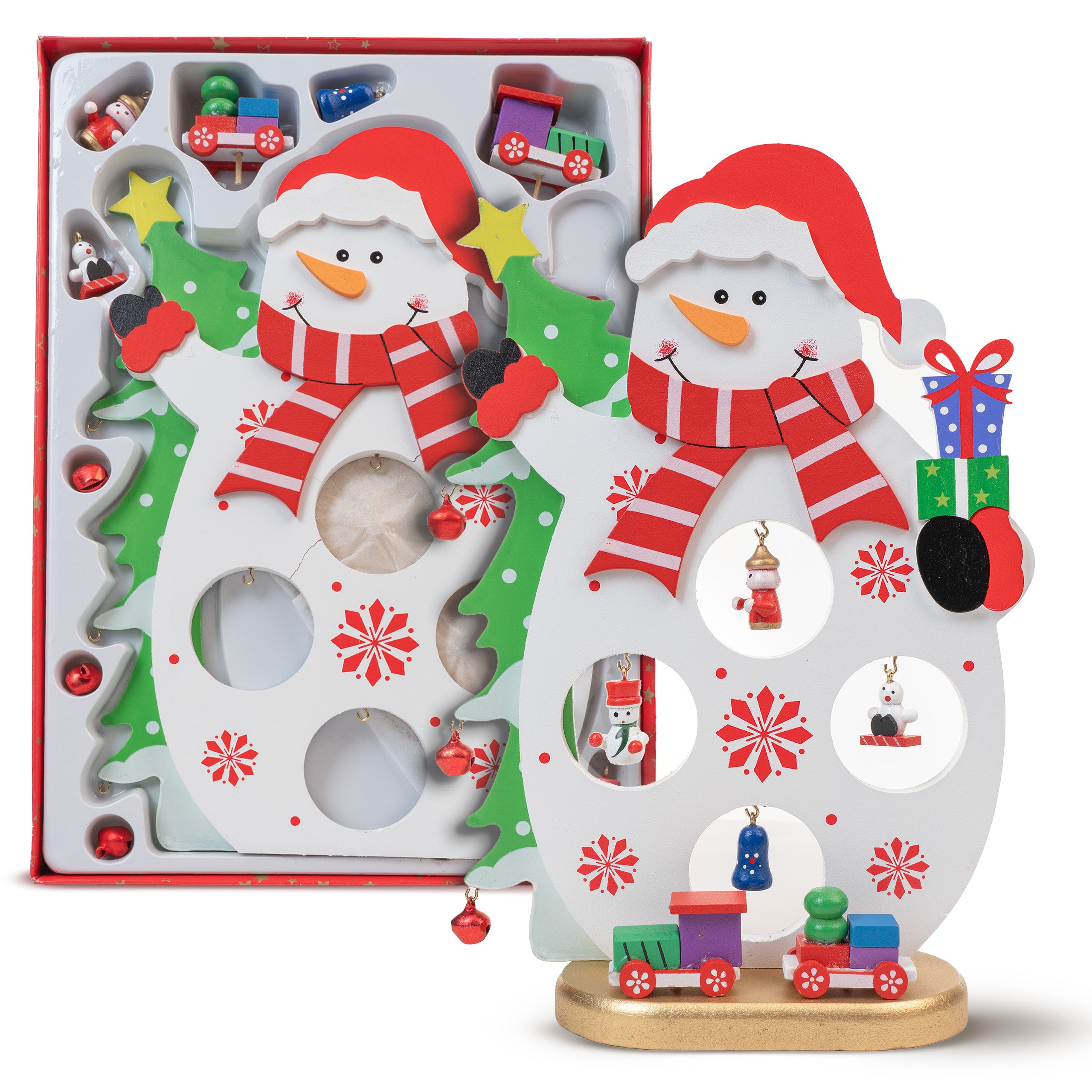 Drewniana Figurka Bałwan