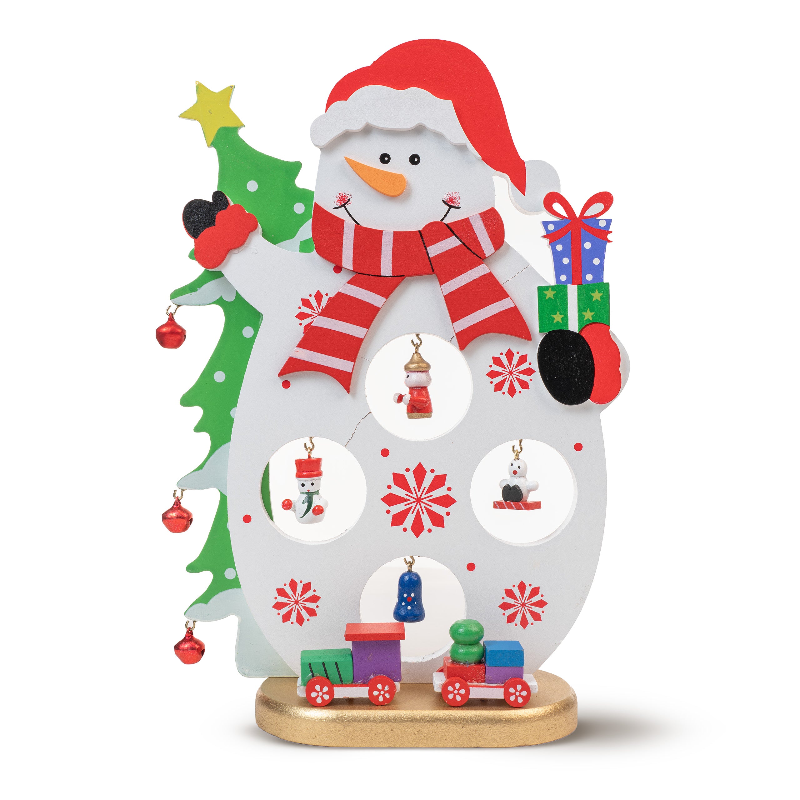 Drewniana Figurka Bałwan