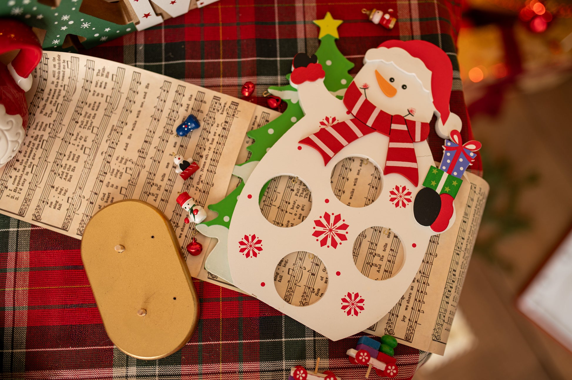 Drewniana Figurka Bałwan