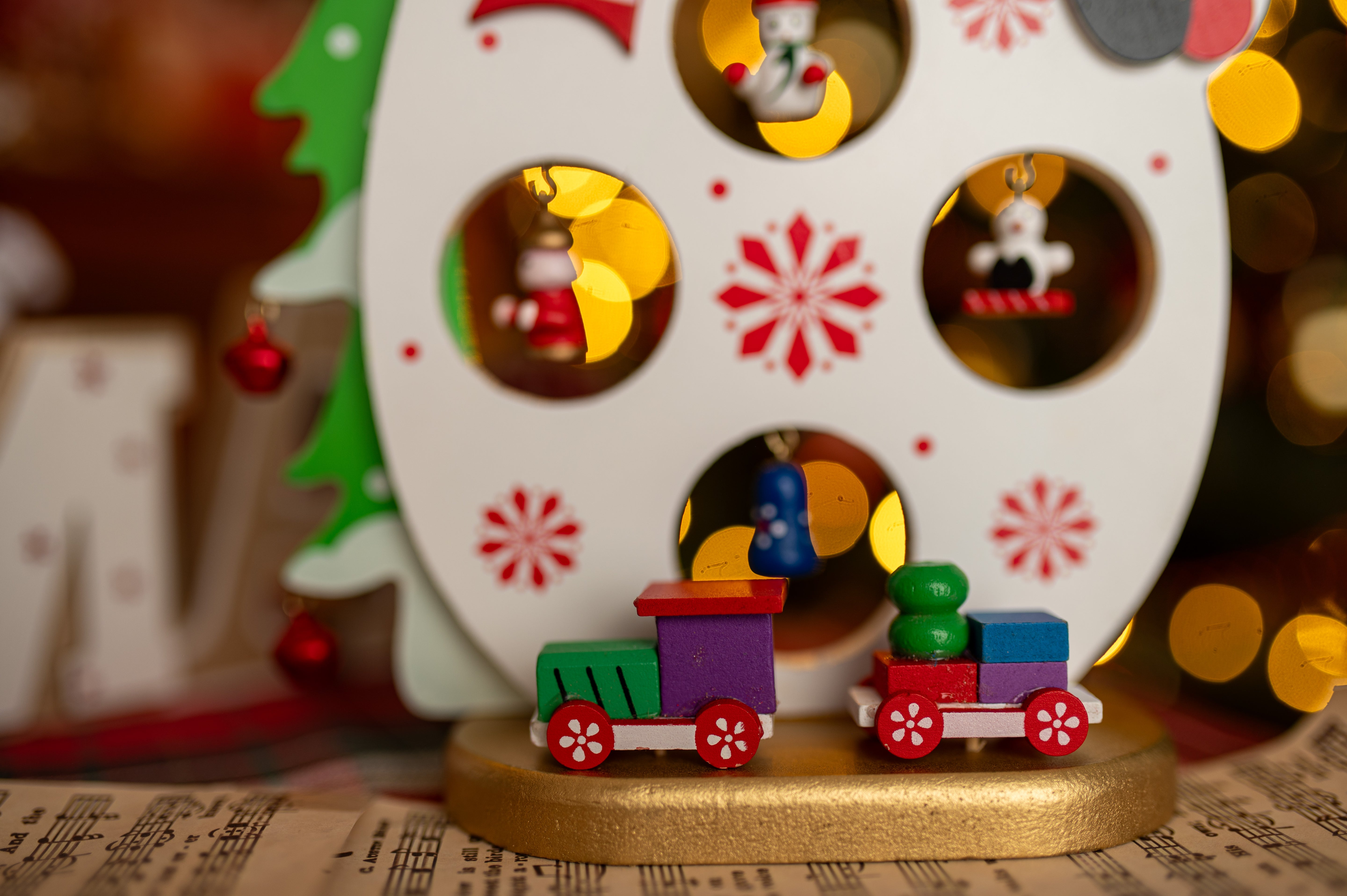 Drewniana Figurka Bałwan