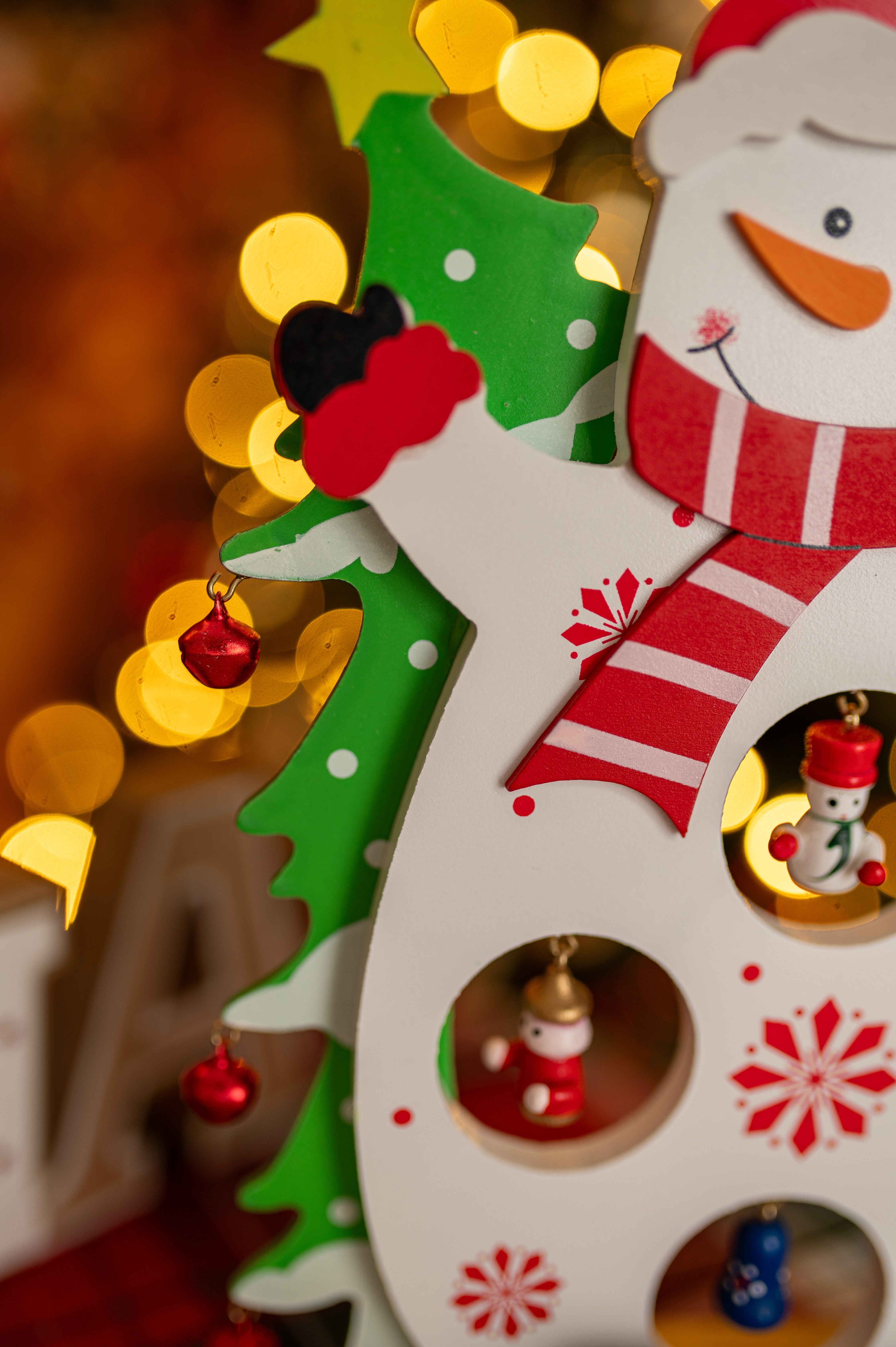 Drewniana Figurka Bałwan