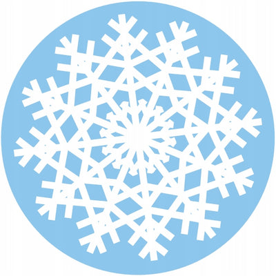 Naklejki Świąteczne Śnieżynki 10szt