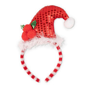 Świąteczna Opaska Czapka Mikołaj
