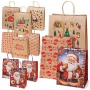 Torebki Papierowe Zestaw Mikołaj