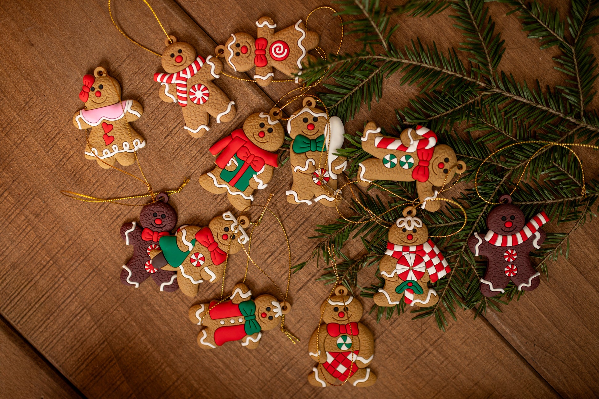 Zestaw Ozdób Świąteczny Pierników