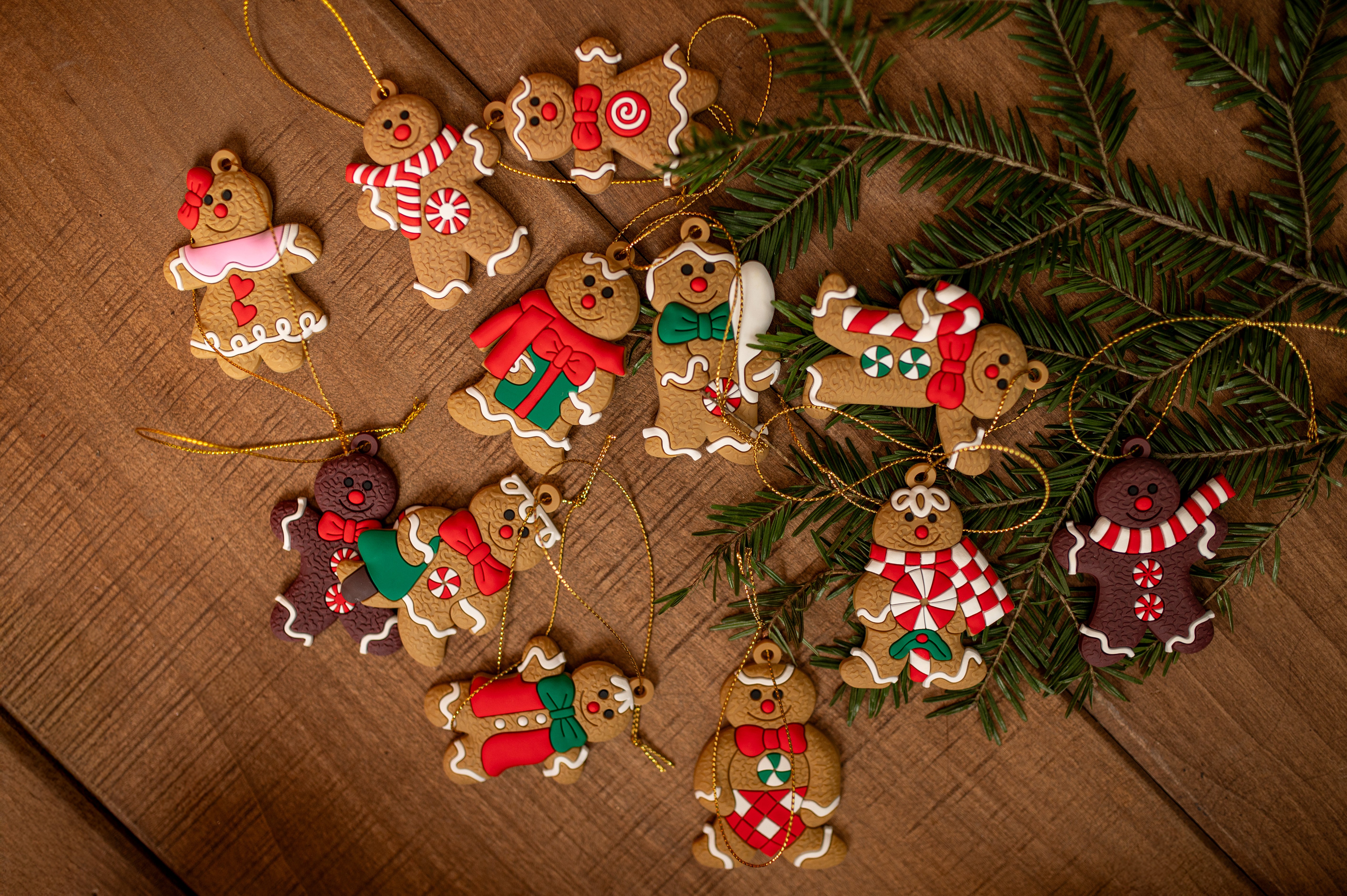 Zestaw Ozdób Świąteczny Pierników