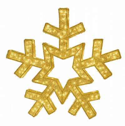 Płatki śniegu 3D Śnieżka 2m Led Świetlna Świąteczna