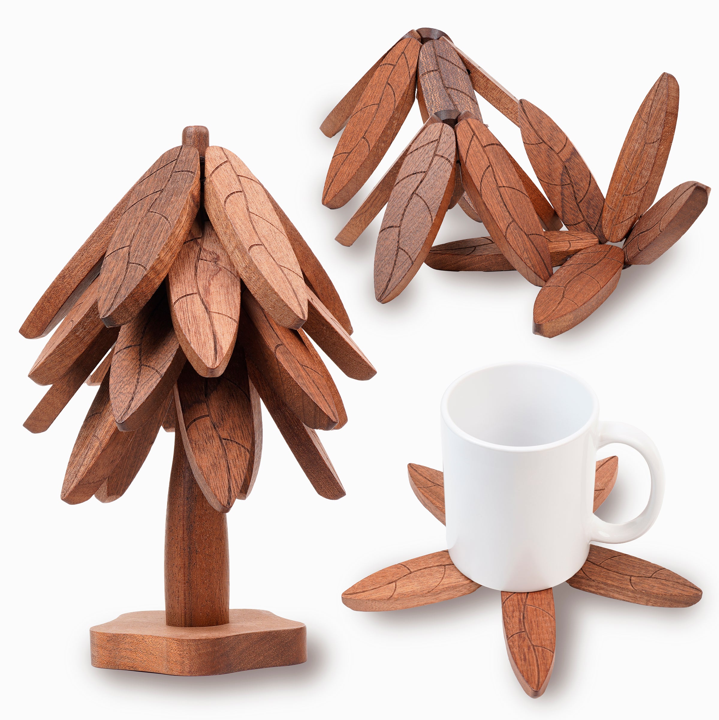 Drewniane Podkładki pod Garnek