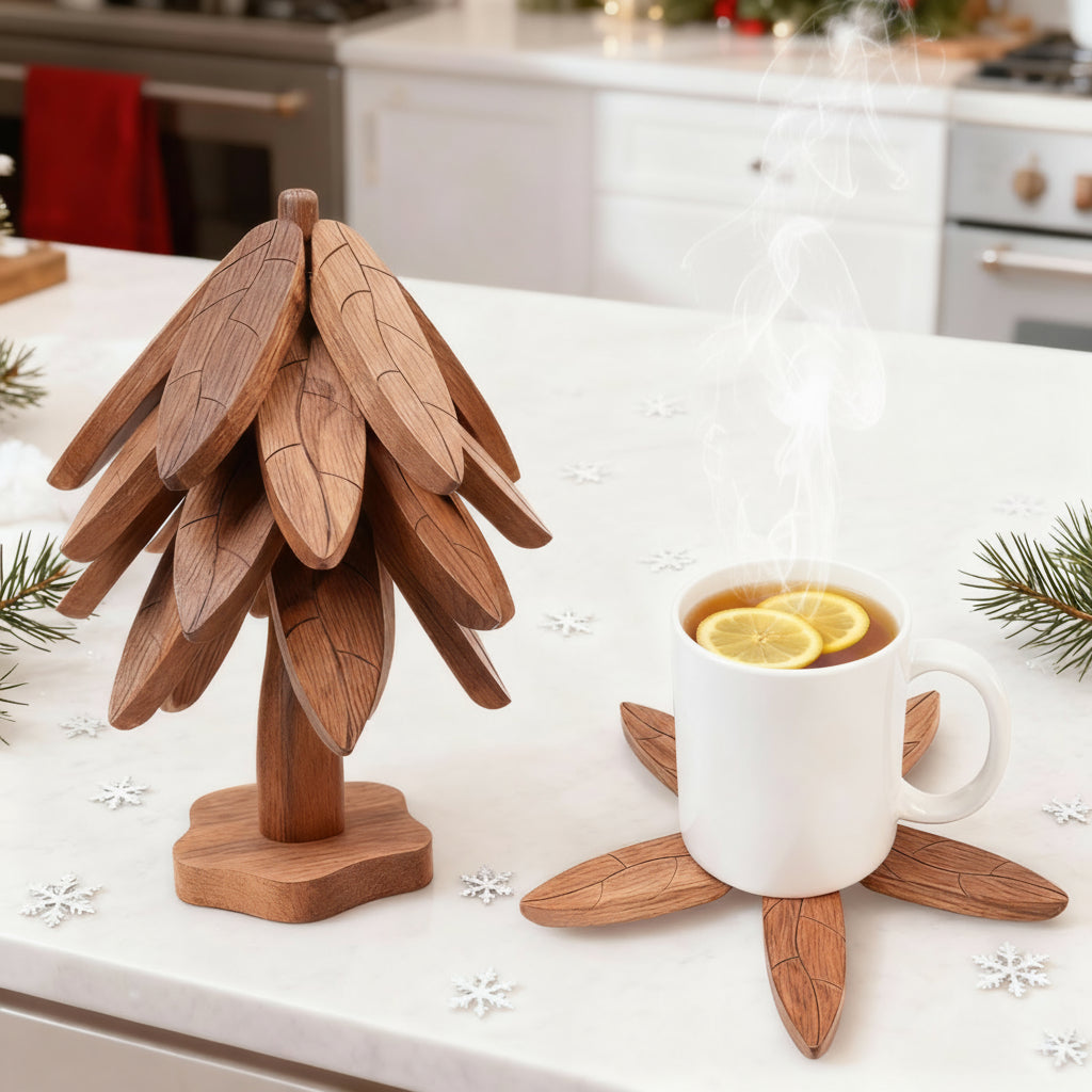 Drewniane Podkładki pod Garnek