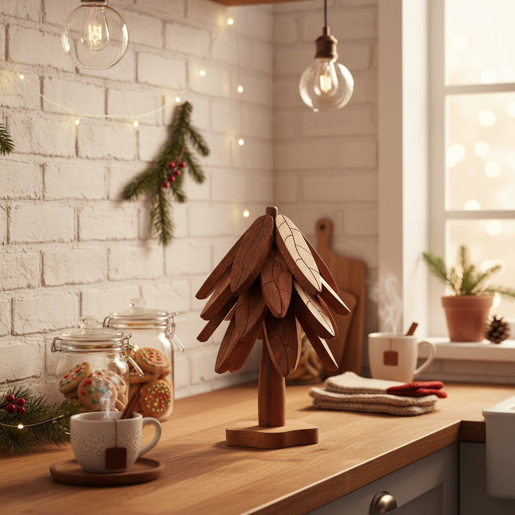 Drewniane Podkładki pod Garnek