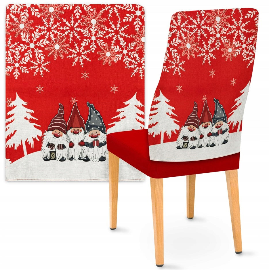 Pokrowiec Na Krzesło Czerwony Skrzaty