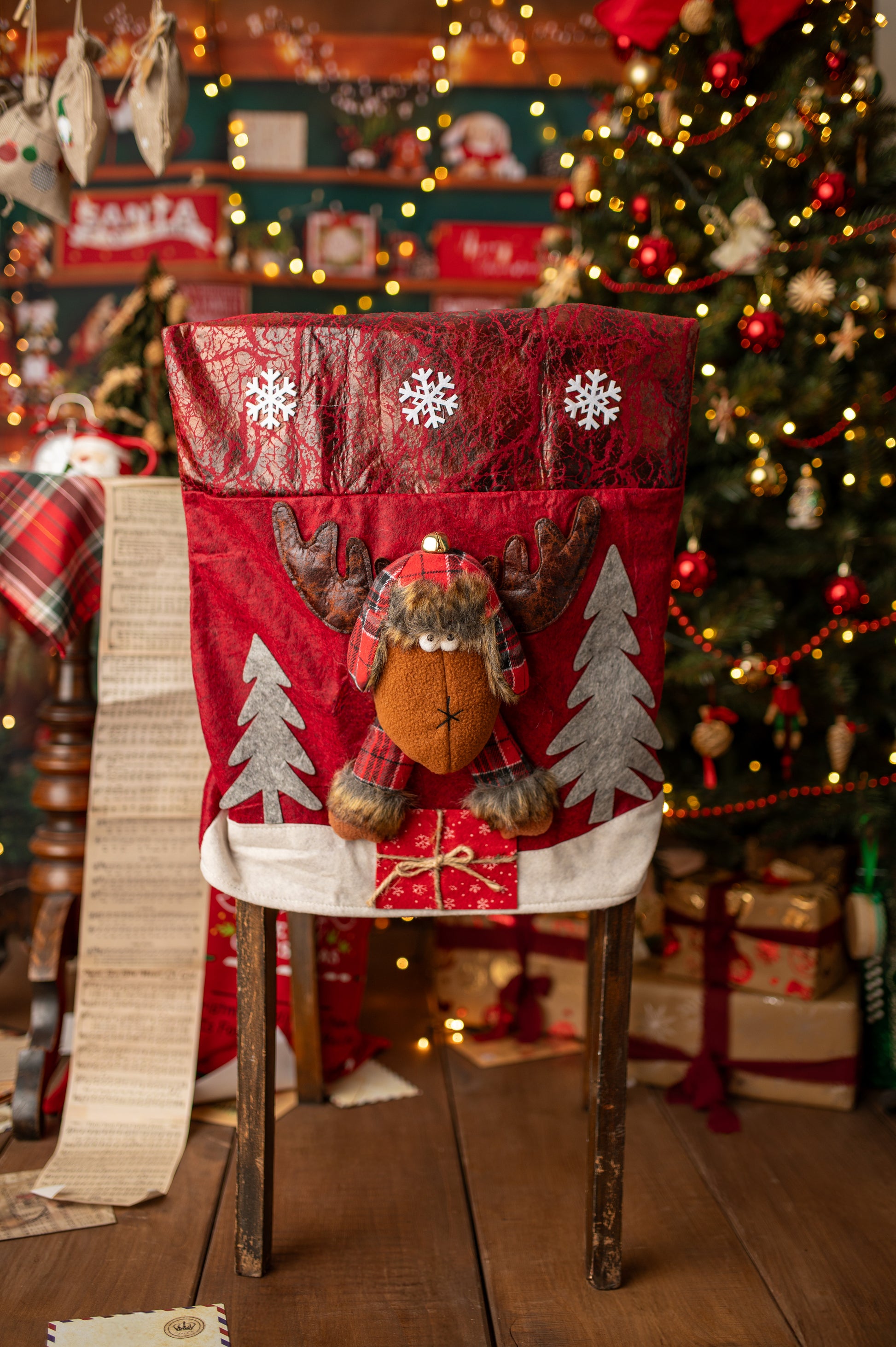 Pokrowiec Na Krzesła Renifer