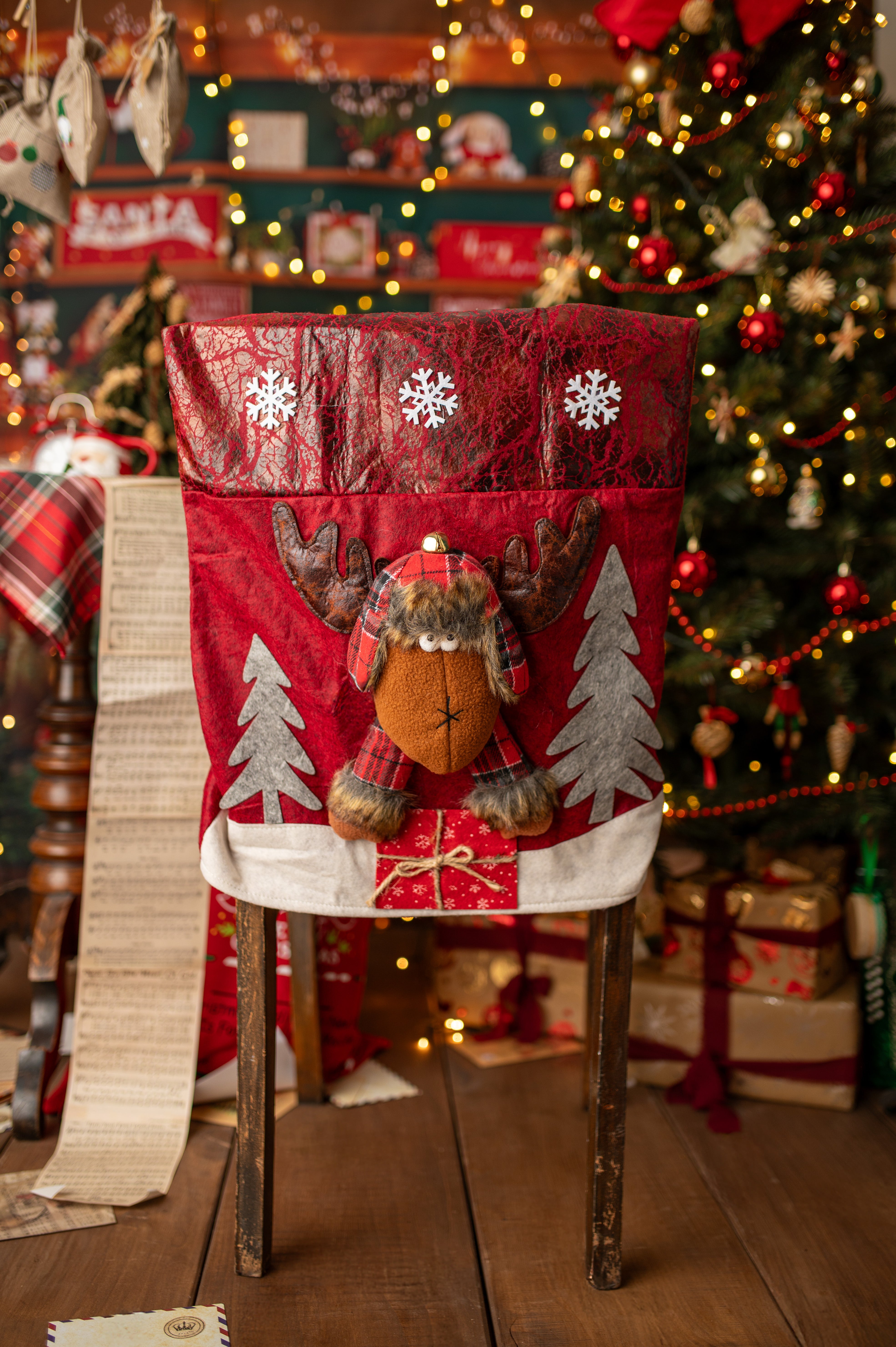 Pokrowiec Na Krzesła Renifer