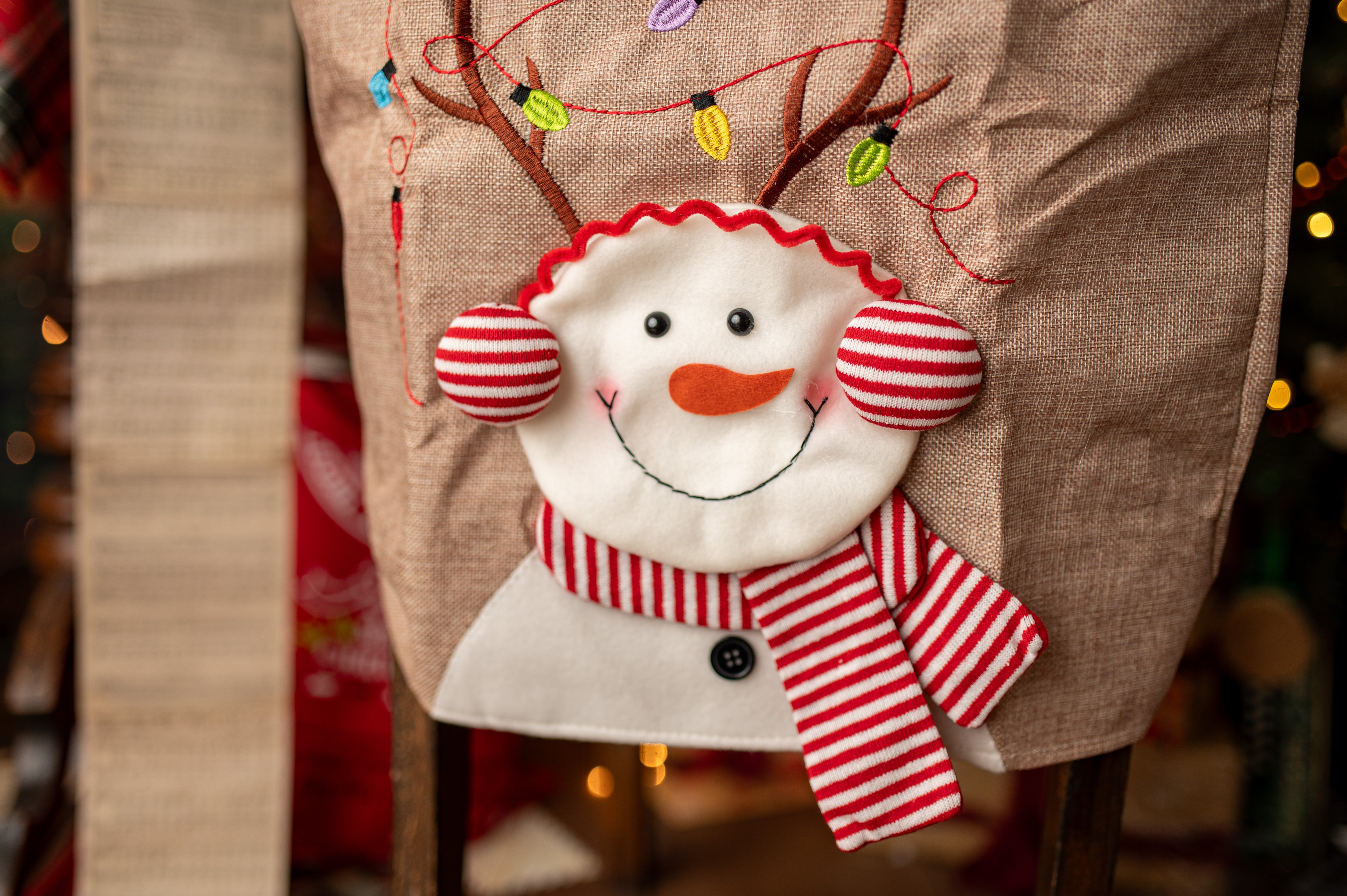 Pokrowiec Na Krzesło Bałwan