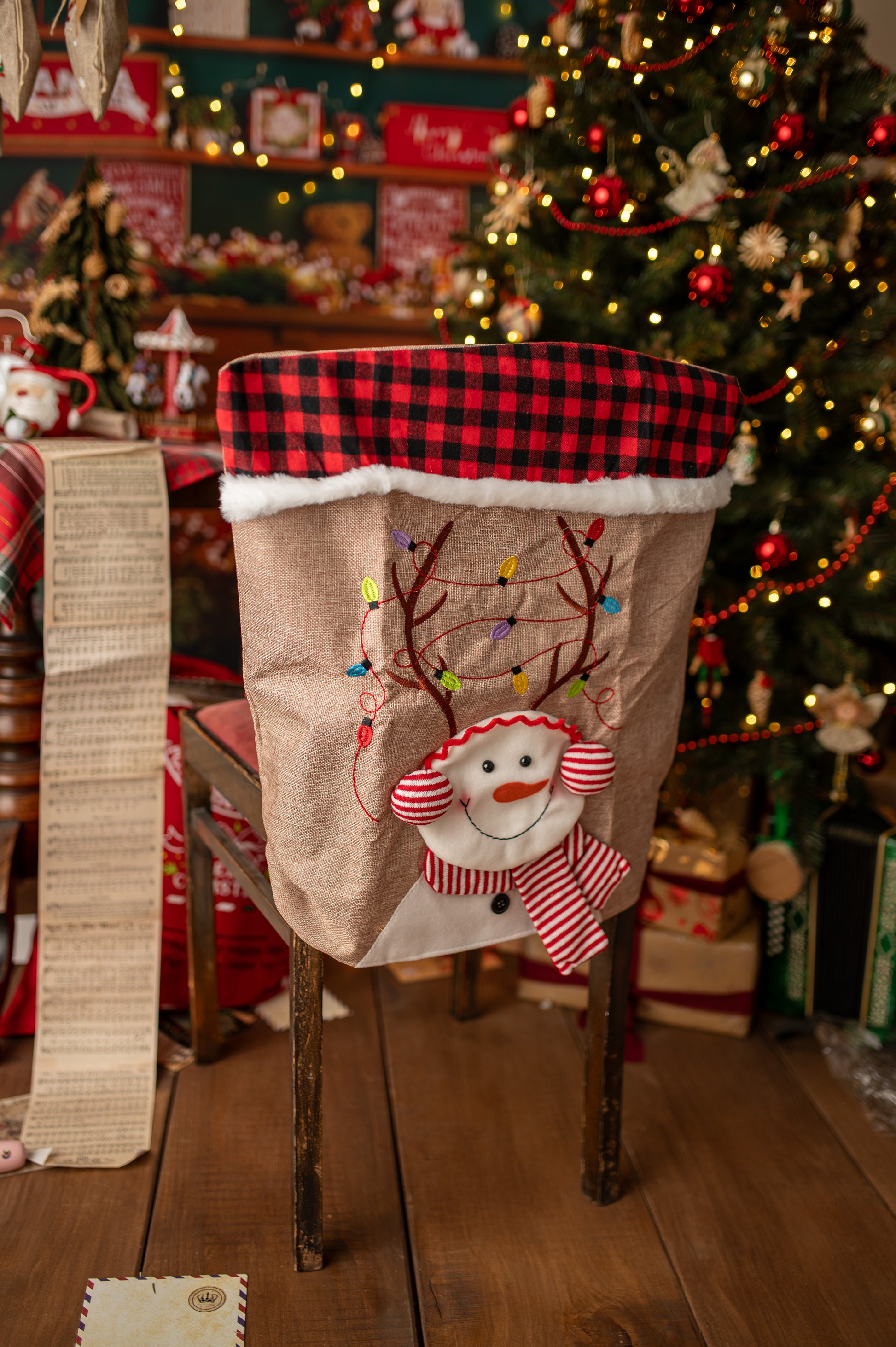 Pokrowiec Na Krzesło Bałwan