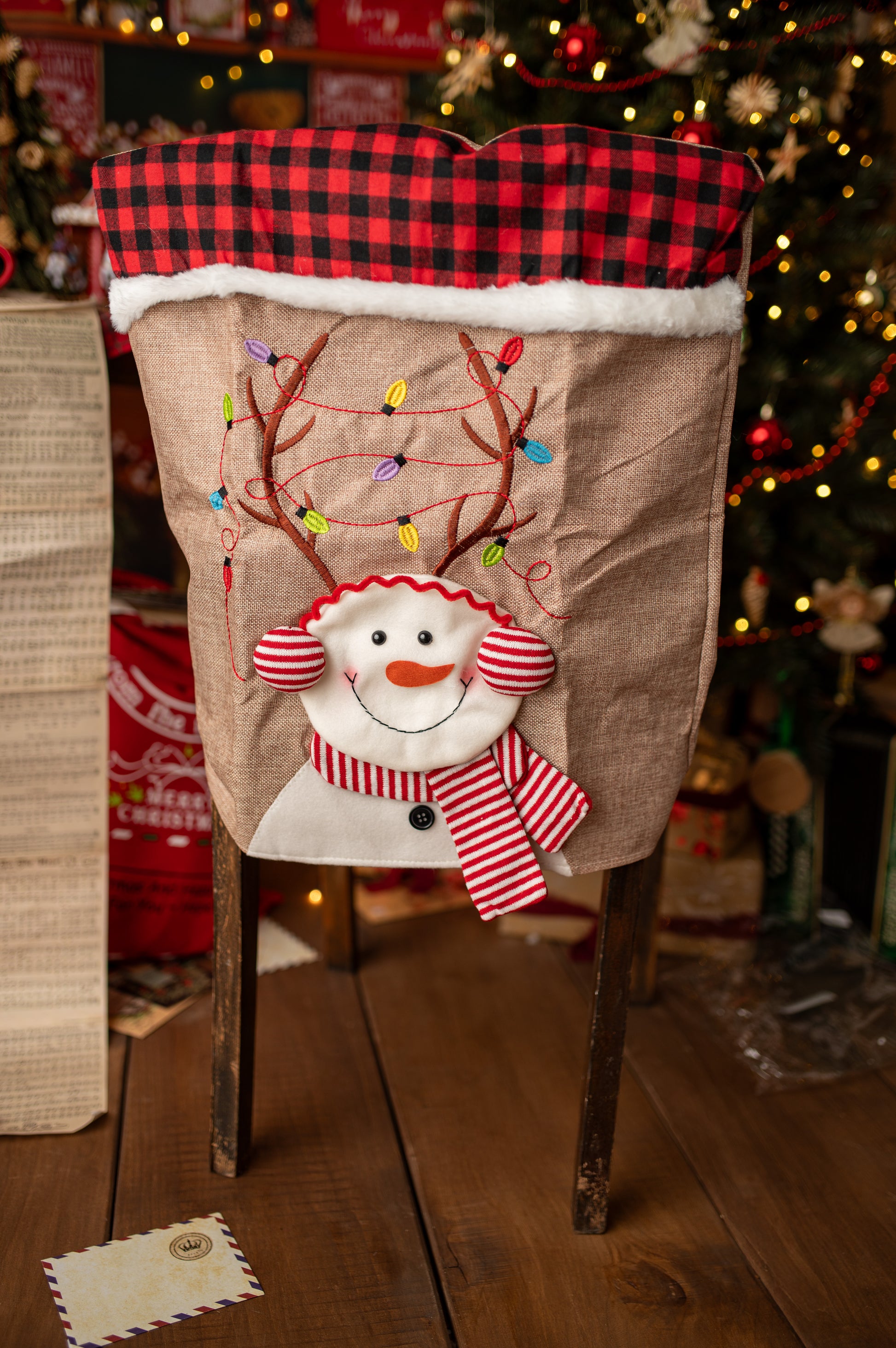 Pokrowiec Na Krzesło Bałwan