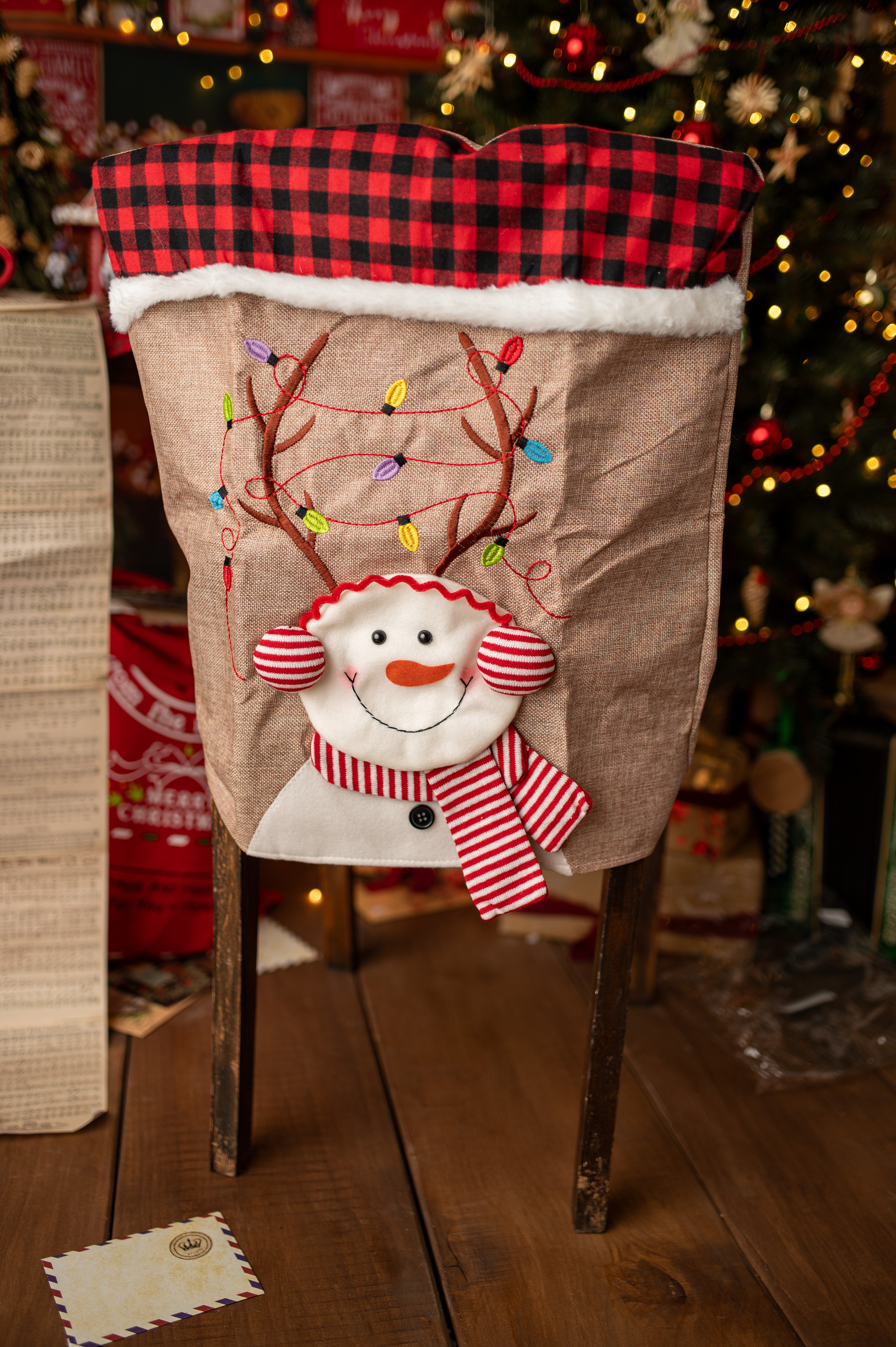 Pokrowiec Na Krzesło Bałwan