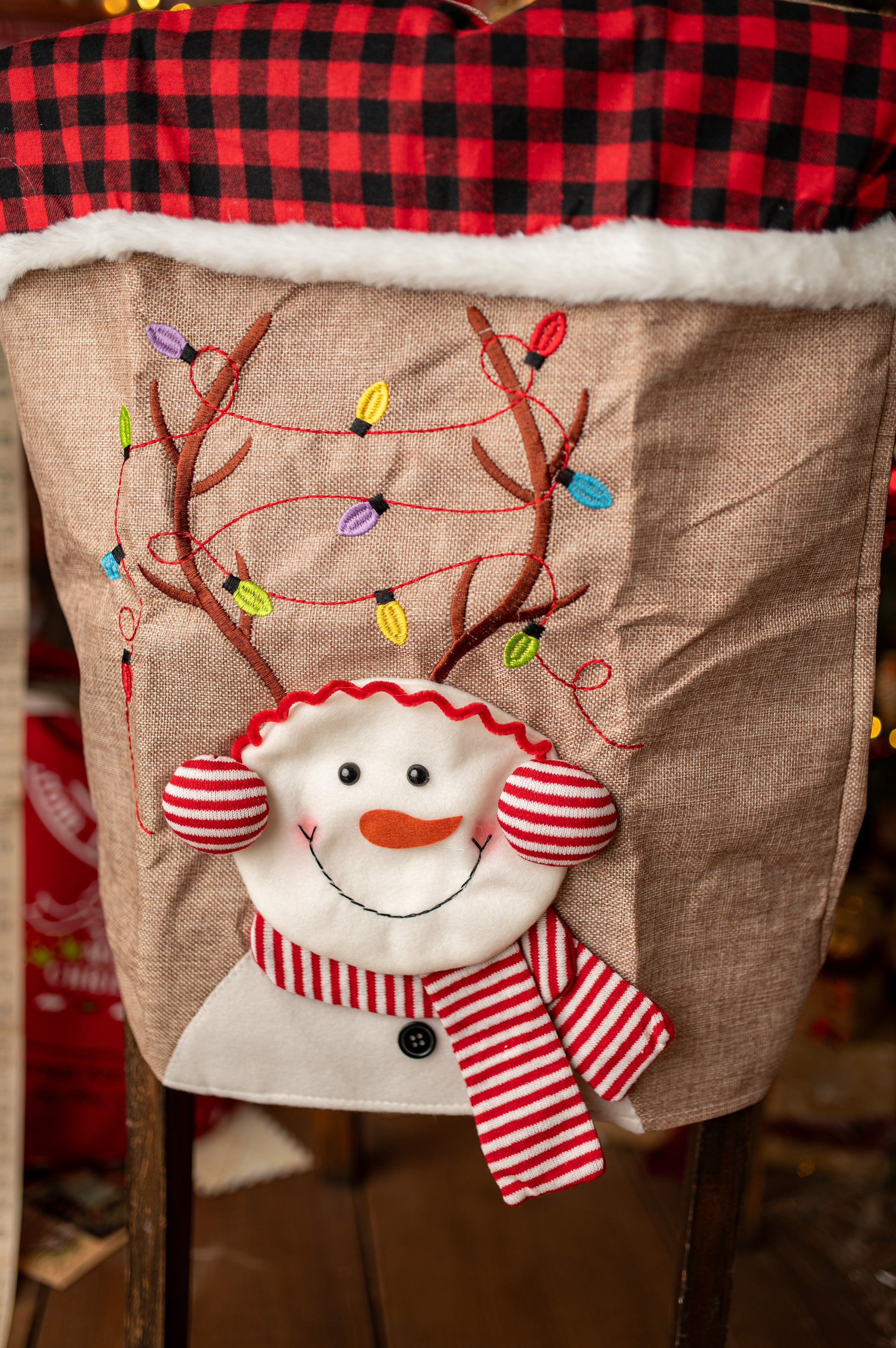 Pokrowiec Na Krzesło Bałwan