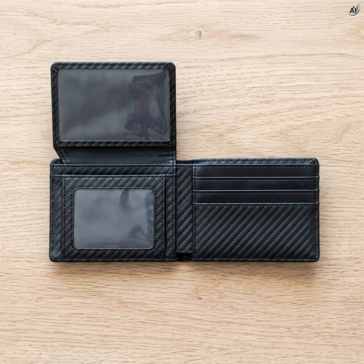 Portfel Męski Slim  RFID Czarny