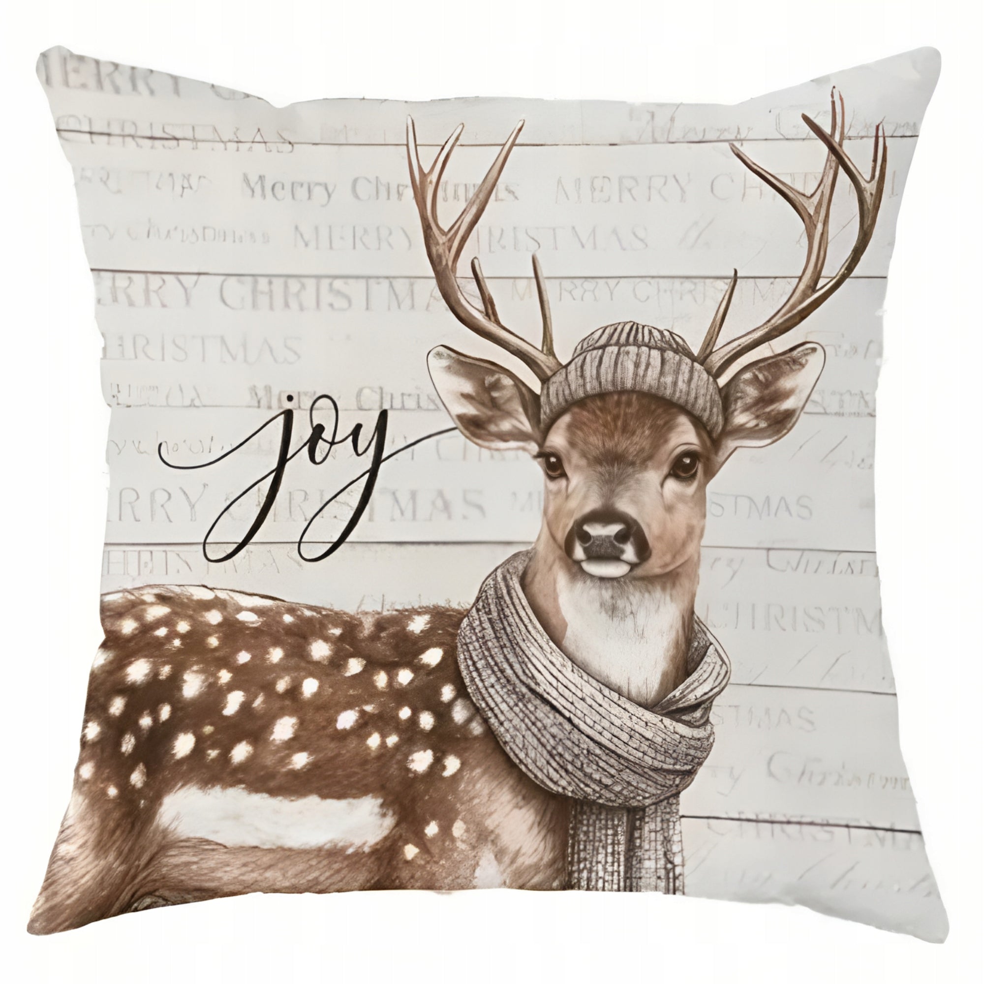 Poszewka na Poduszkę z Motywem Renifera  44×44cm