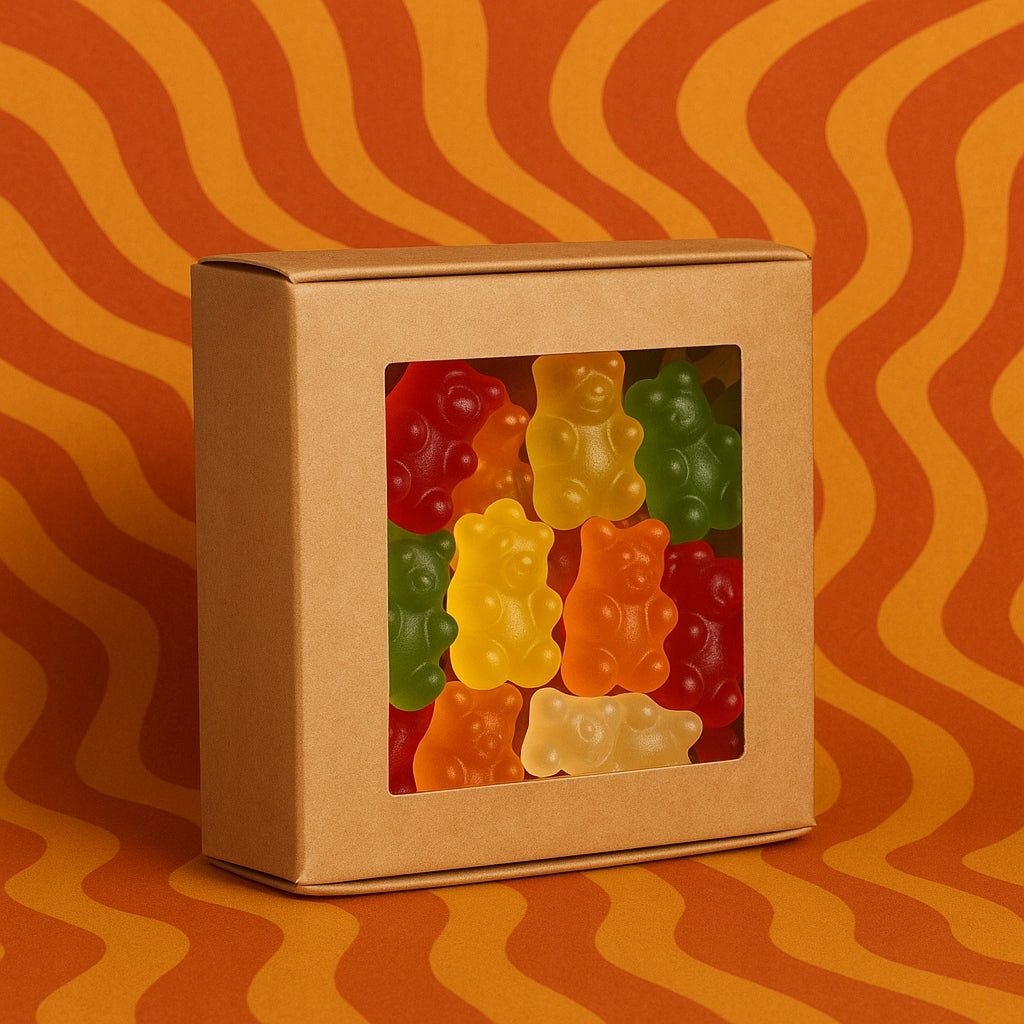 Pudełka Prezentowe z Okienkiem  Zestaw 5 sztuk