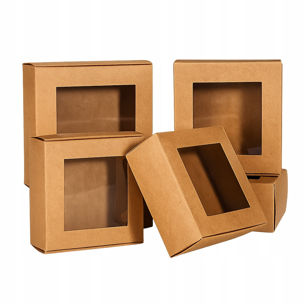 Pudełka Prezentowe z Okienkiem  Zestaw 5 sztuk