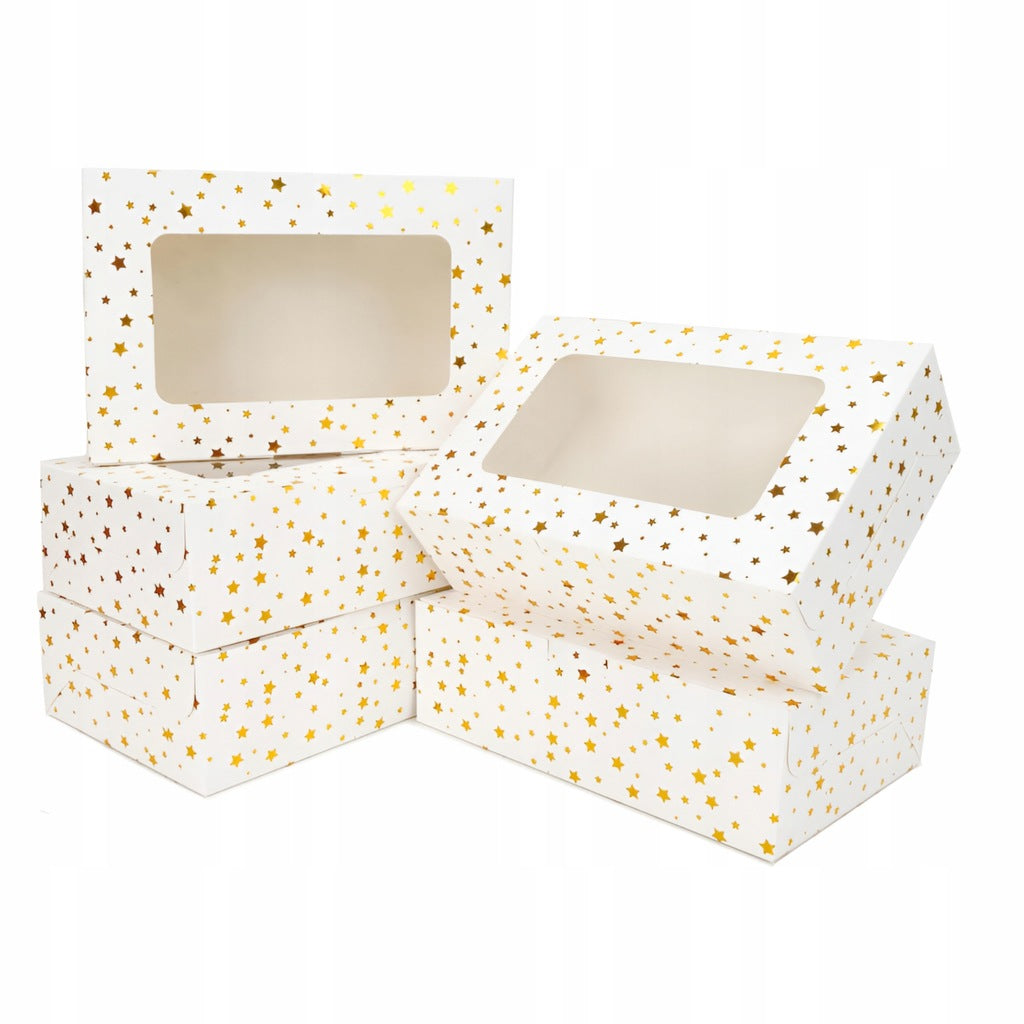 Pudełka z Okienkiem Świąteczne 6szt