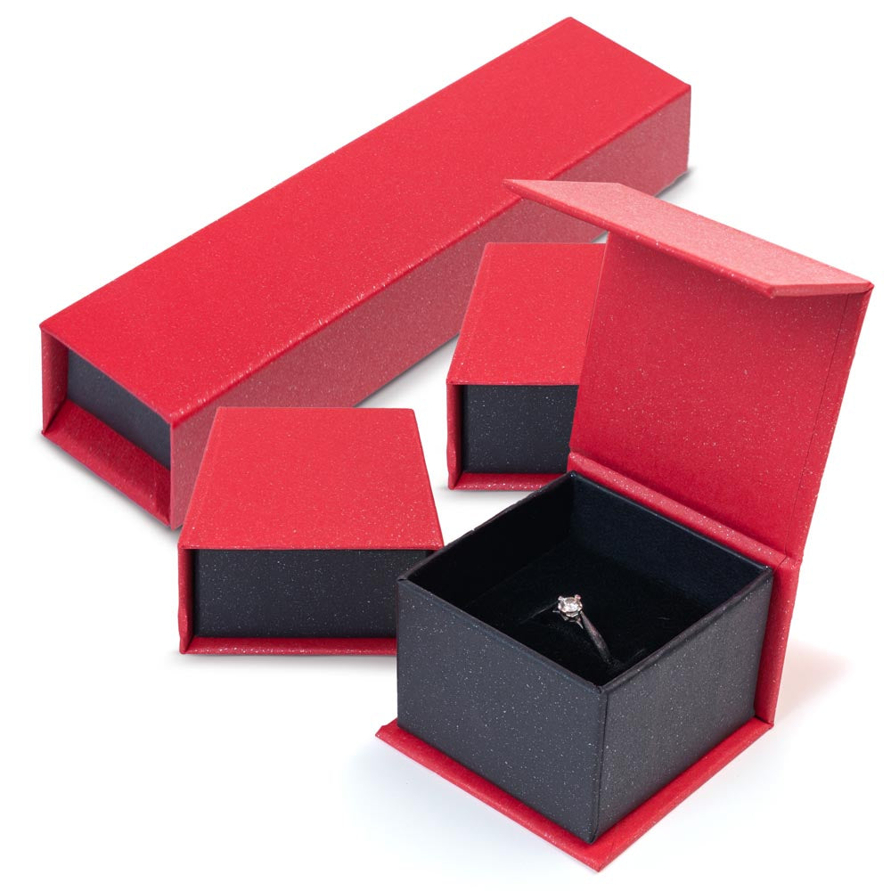 Ozdobne Pudełka Prezentowe Na Biżuterię 4szt.