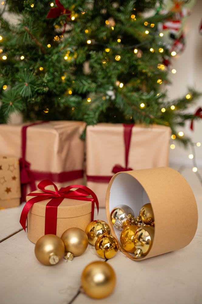 Zestaw Kraftowych Pudełek Prezentowych 4szt.