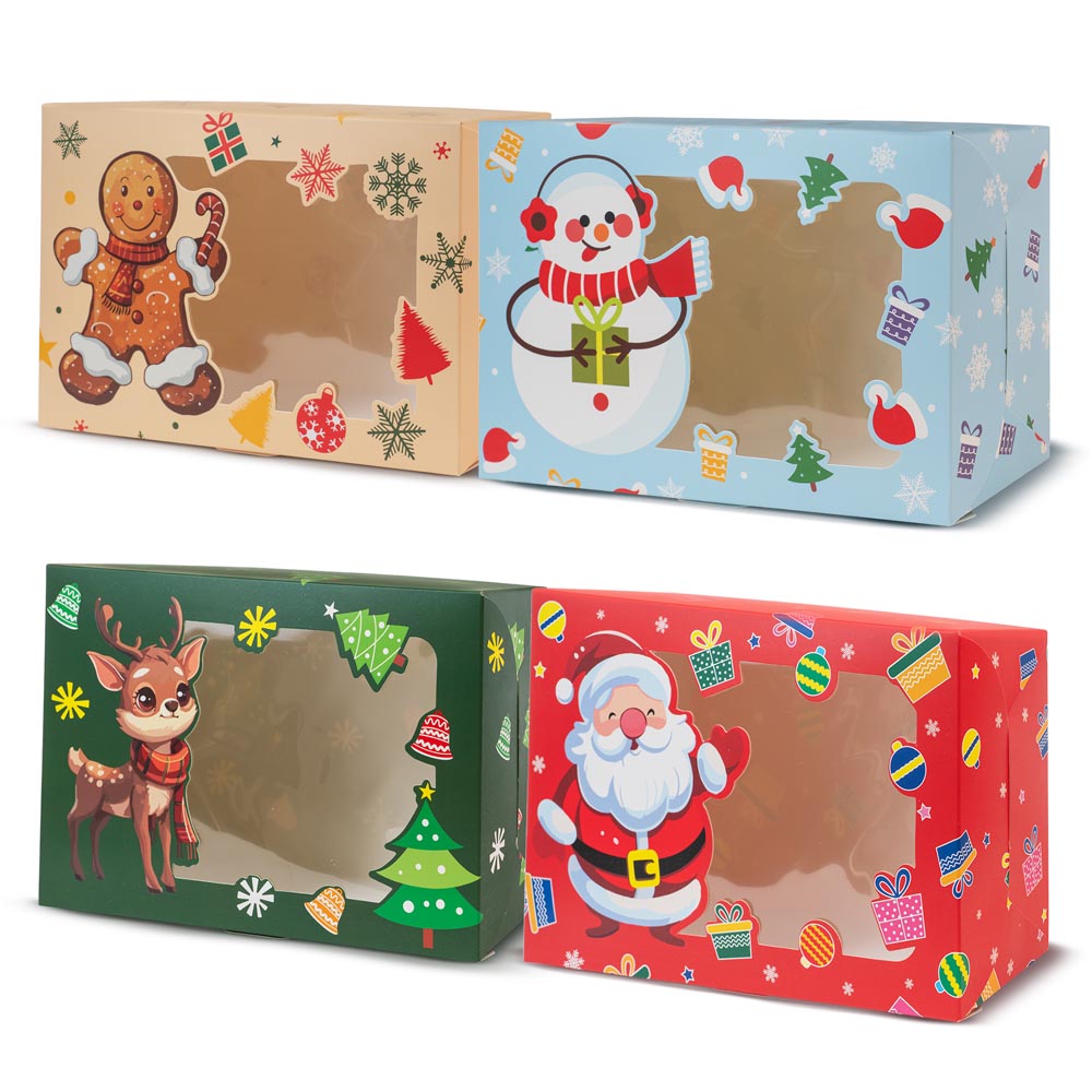 Pudełka Świąteczne 4szt