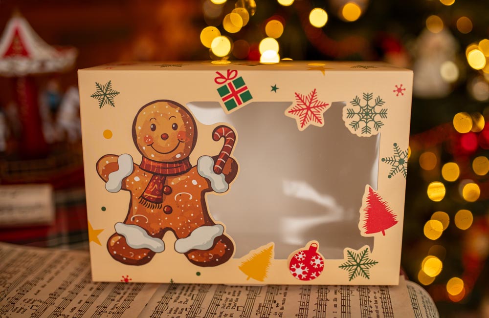 Pudełka Świąteczne 4szt