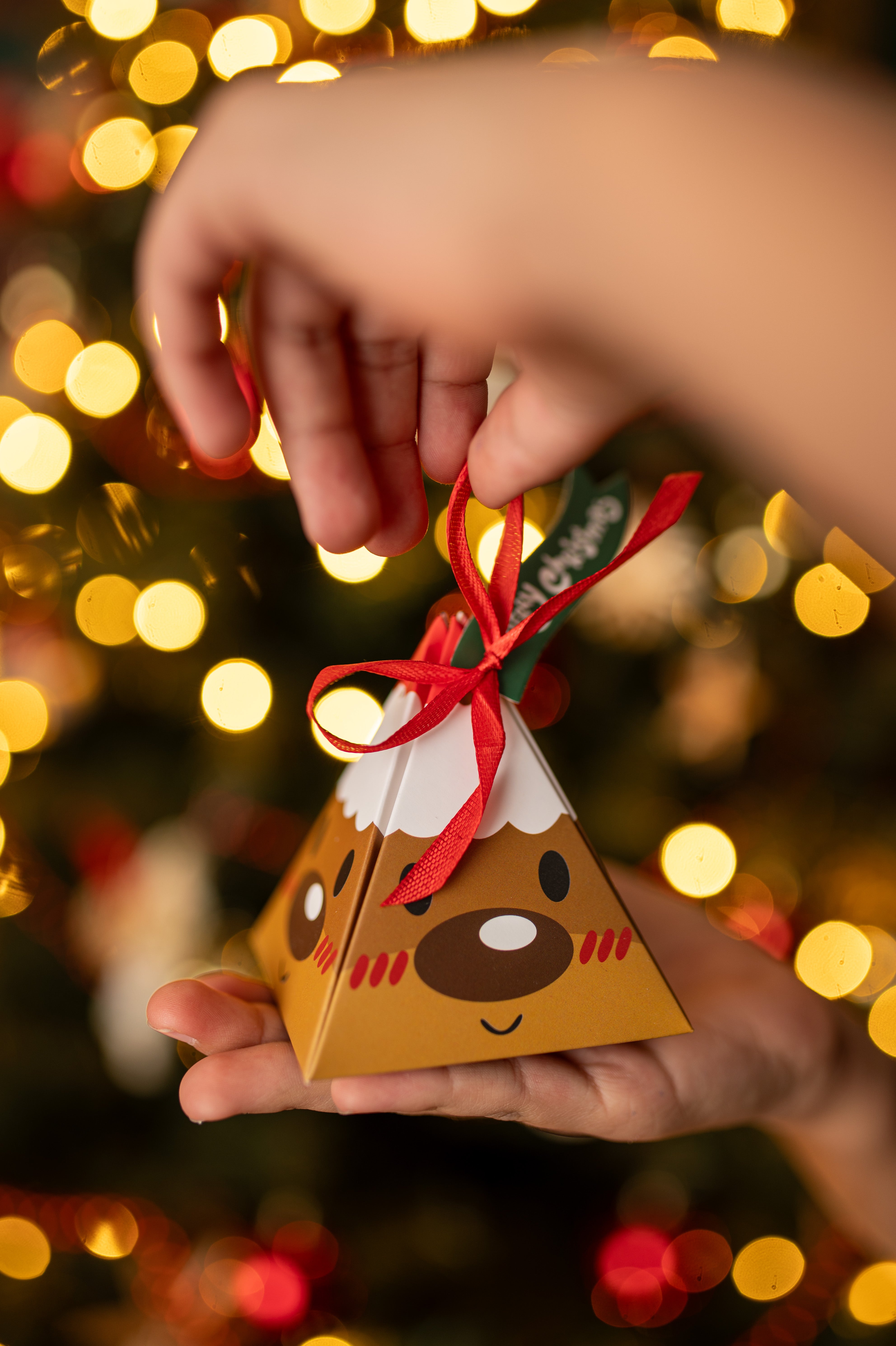 Pudełka Świąteczne Zawieszki 4szt