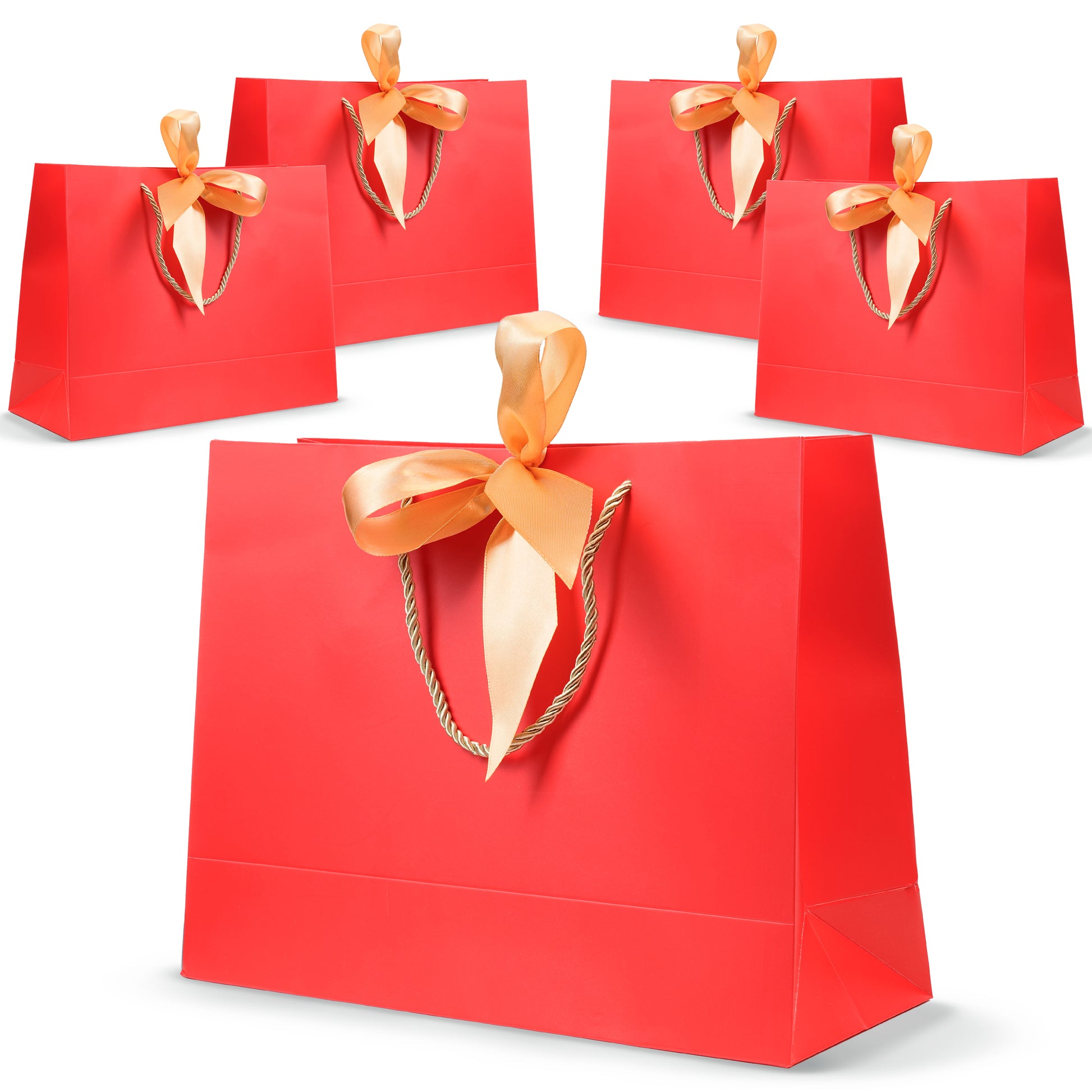 Świąteczne Torby Papierowe 320x100x250mm 5 szt