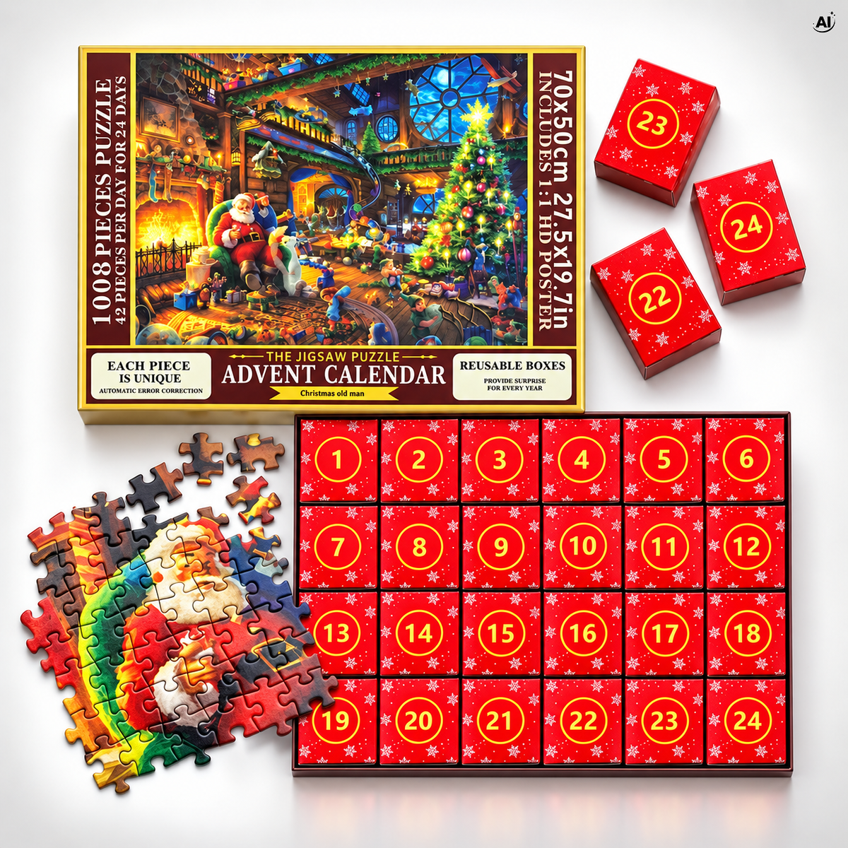 Kalendarz Adwentowy Puzzle