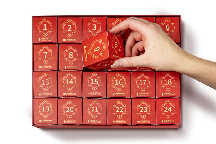 Kalendarz adwentowy – puzzle
